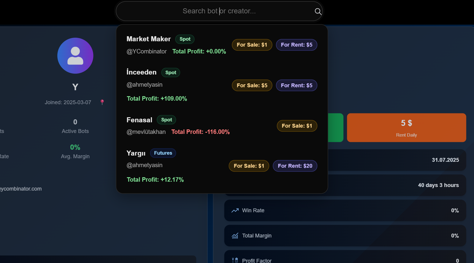 Showcase List